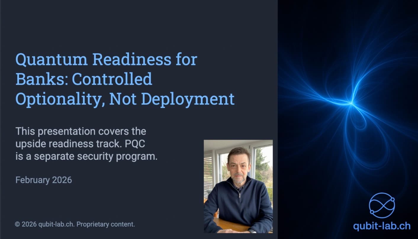 Quantum Readiness for Banking Executives: A Practical Playbook